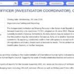 Coordinateur d&rsquo;enquêtes sur les personnes disparues (H/F)