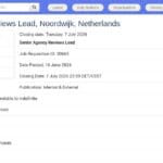 Senior Agency Reviews Lead – Pilotage de Revues de Projets