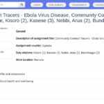 Traqueurs de Contacts Communautaires – Ebola (Ouganda)