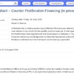 Consultant International – Lutte contre le financement de la prolifération (secteur privé), Vienne