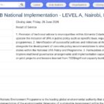 Consultant TEEB National Implementation – Niveau A, Nairobi