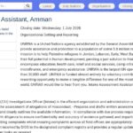 Assistant(e) en Évaluation des Admissions – Amman