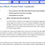 Responsable Finance et Opérations – Cambodge