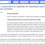 Expert en optimisation du modèle d&rsquo;exploitation et maintenance du métro de Quito
