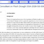 Consultant·e en sécheresse éclair (flash drought) – à distance
