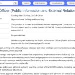 Chargé(e) de l&rsquo;information publique et des relations extérieures