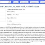 Stagiaire en Information Publique – Environnement (ONU)