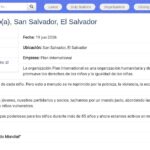 Stagiaire en comptabilité – Plan International El Salvador