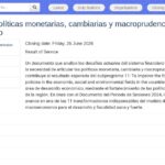 Consultant·e en politiques monétaires et macroprudentielles