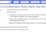 Chargé de Communication – Droits des Victimes (ONU)