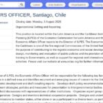 Chargé des Affaires Économiques – ILPES/CEPALC – Santiago