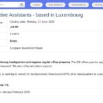 Assistant(e) Administratif(ve) Senior – Luxembourg