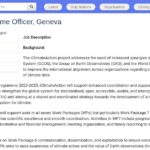 Coordinateur(trice) de Programme Associé(e) – Climat
