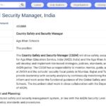Responsable Sécurité et Sûreté Inde