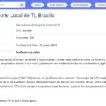 Consultor de Suporte Local TI – Brasília