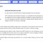 Conducteur(trice) – Programme Alimentaire Mondial, La Union