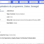 Technicien IT Support – Programme Éducation, Dakar