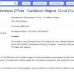 Chargé(e) de l&rsquo;efficacité du développement – Caraïbes