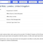 Analyste Risques Opérationnels – Londres