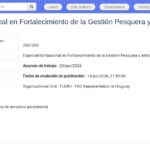 Spécialiste national en gestion des pêches et coordination