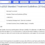 Consultant National – Guides Thérapeutiques (STGs), Maldives