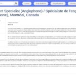 Spécialiste de l&rsquo;engagement climatique (anglophone) –