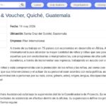 Technicien·ne Cash & Voucher – Quiché, Guatemala