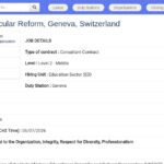 Assistant·e de Programme – Réforme Curriculaire, Haïti