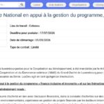 Assistant Technique National – Gestion de Programme