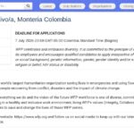 Assistant(e) Administratif(ve) – PAM, Montería
