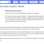 Analyste de Données – Programme Associé