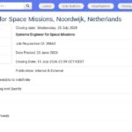 Ingénieur Systèmes pour Missions Spatiales