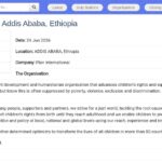 Coordinateur MERL – Projet BRAVE – Addis-Abeba