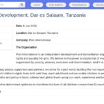 Directeur du Développement des Affaires – Tanzanie