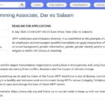 Chargé(e) Budget et Programmation – Dar es Salaam