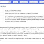 Assistant Financier – Beyrouth