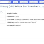 Conseiller HLP pour la réponse humanitaire à Gaza et en