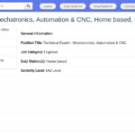 Expert Technique en Mécatronique, Automatisation et CNC
