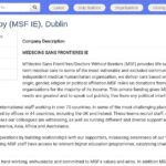 Responsable Philanthropie MSF Irlande