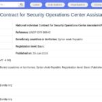 Assistant au Centre des Opérations de Sécurité – UNDSS Syrie