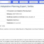Expert en écosystèmes et adaptation climatique – Serbie