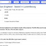 Associate DevSecOps Engineer – CDI Luxembourg
