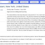 Assistant(e) Administratif(ve) – Bureau de New York