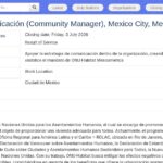 Community Manager – Communication Analyst, Mexico City