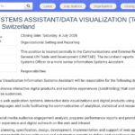 Assistant Systèmes d&rsquo;Information – Data Visualization
