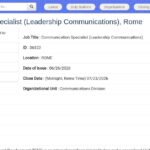 Spécialiste en Communication pour la Direction