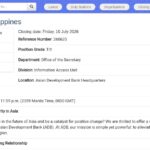 Éditeur principal – Banque Asiatique de Développement