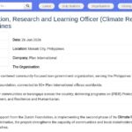 Responsable Suivi-Évaluation et Apprentissage – Climat