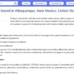 Spécialiste de Programme – Albuquerque, NM
