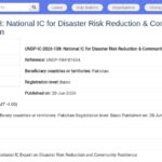 Expert National en Réduction des Risques de Catastrophes et